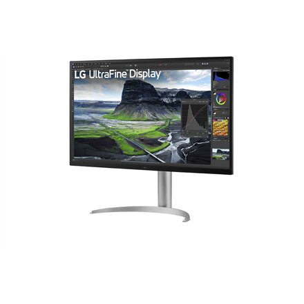 LG , 32UQ850V-W , 32 , IPS , UHD , 16:9 , 60 Hz , 5 ms , 3840 x 2160 pixels , 400 cd/m² , HDMI ports quantity 2 , Silver