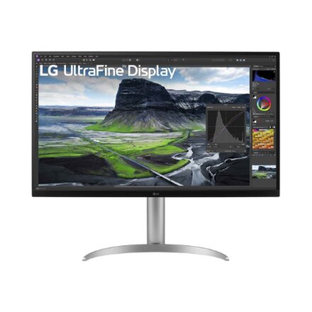 LG , 32UQ850V-W , 32 , IPS , UHD , 16:9 , 60 Hz , 5 ms , 3840 x 2160 pixels , 400 cd/m² , HDMI ports quantity 2 , Silver