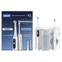 Oral-B Electric Toothbrush , iO6 & OxyJet , Rechargeable , For adults , Number of brush heads included 2 , Number of teeth brushing modes 5 , White
