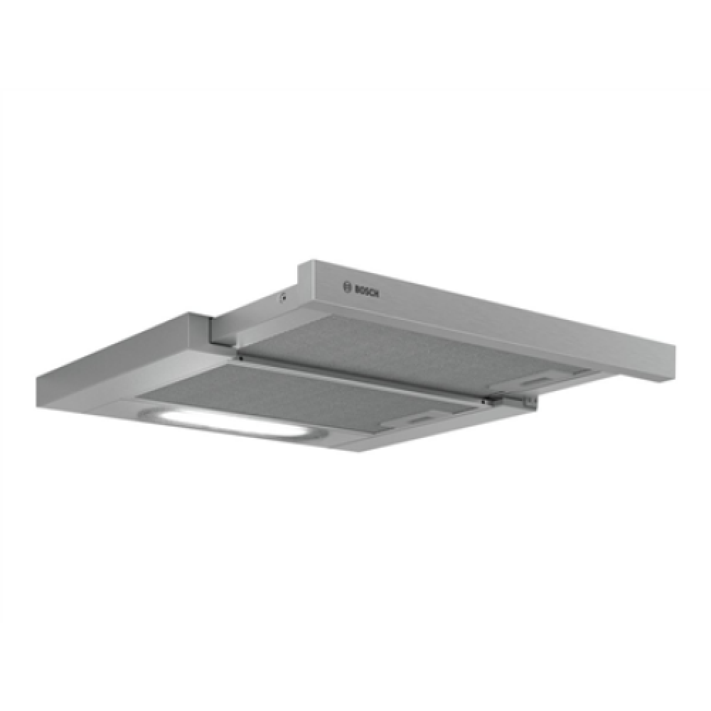 Bosch , Hood , DFT63AC50 Series 4 , Telescopic , Energy efficiency class D , Width 60 cm , 368 m³/h , Mechanical , LED , Silver