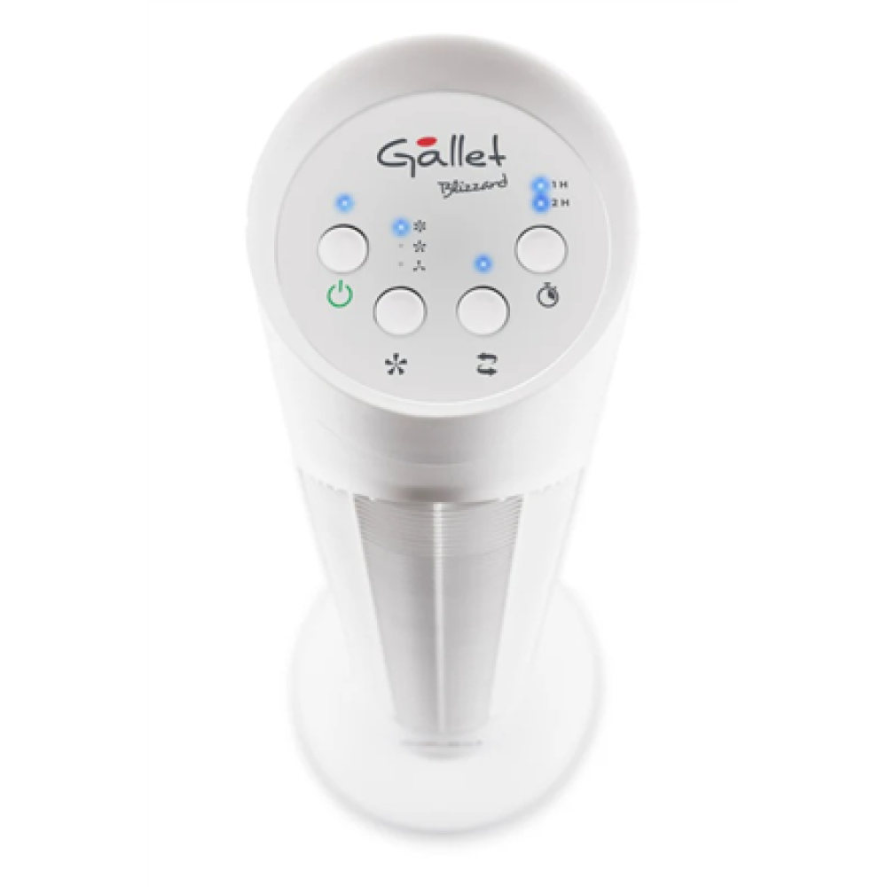 Gallet Column fan , GALVEN82T , Tower Fan , White , Diameter 23 cm , Number of speeds 3 , Oscillation , 45 W , Remote control