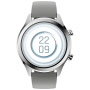 Smart Watch , C2 plus , Smart watches , NFC , GPS (satellite) , AMOLED , 1.3” , Activity monitoring 24/7 , Waterproof , Bluetooth , Wi-Fi , Platinum