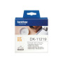 Brother Round paper labels DK-11219 , Black on White , 12 mm