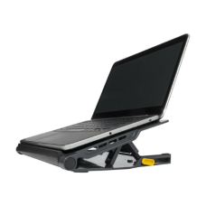 Targus Stand , Chill Mat with 4 USB-A Port Hub - for up to 16-inch Laptops , Black/Grey