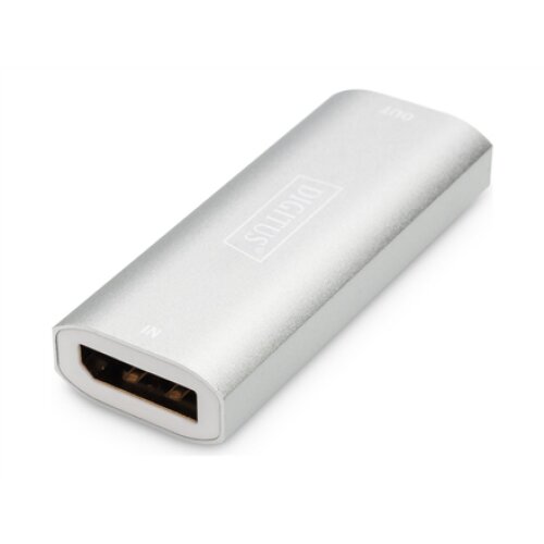 Digitus , 8K DP Repeater 30 m , DS-55524 , Silver