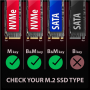 AXAGON USB-C 10Gbps - M.2 NVMe and SATA SSD GAME M.2 box , EEM2-GAM