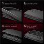 AXAGON USB-C 10Gbps - M.2 NVMe and SATA SSD GAME M.2 box , EEM2-GAM