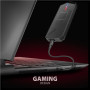 AXAGON USB-C 10Gbps - M.2 NVMe and SATA SSD GAME M.2 box , EEM2-GAM