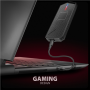 AXAGON USB-C 10Gbps - M.2 NVMe and SATA SSD GAME M.2 box , EEM2-GAM