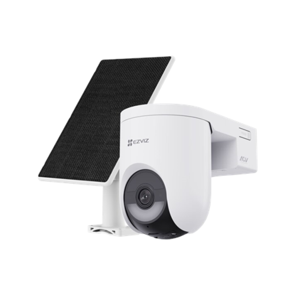 EZVIZ Battery-Powered PT Camera Kit with Solar Panel , CS-HB8c , Dome , 4 MP , 4mm , IP65 , H.264/H.265 , Micro SD, Max. 512 GB
