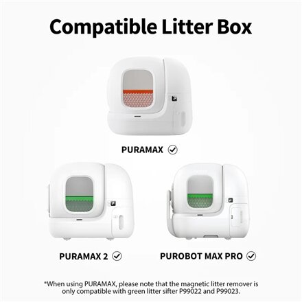 PETKIT , PURA MAX 2 Self-Cleaning Cat Litter, Green + Magnetic Cat Litter Remover for Tofu Litter , P99022