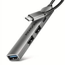 AXAGON ALU STRIP USB-C 4 port hub , HUE-STC