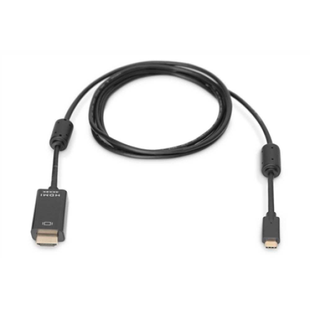Digitus USB Type-C adapter cable, Type-C to HDMI A M/M, 2.0m, 4K/60Hz, 18GB, bl, gold , Digitus , USB Type-C adapter cable , AK-300330-020-S , USB-C to HDMI USB Type-C