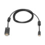 Digitus USB Type-C adapter cable, Type-C to HDMI A M/M, 2.0m, 4K/60Hz, 18GB, bl, gold , Digitus , USB Type-C adapter cable , AK-300330-020-S , USB-C to HDMI