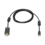 Digitus USB Type-C adapter cable, Type-C to HDMI A M/M, 2.0m, 4K/60Hz, 18GB, bl, gold , Digitus , USB Type-C adapter cable , AK-300330-020-S , USB-C to HDMI USB Type-C