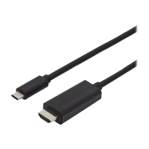 Digitus USB Type-C adapter cable, Type-C to HDMI A M/M, 2.0m, 4K/60Hz, 18GB, bl, gold , Digitus , USB Type-C adapter cable , AK-300330-020-S , USB-C to HDMI
