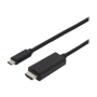 Digitus USB Type-C adapter cable, Type-C to HDMI A M/M, 2.0m, 4K/60Hz, 18GB, bl, gold , Digitus , AK-300330-020-S , USB-C to HDMI USB Type-C