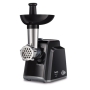 TEFAL , Meat mincer , NE105838 , Black , 1400 W , Number of speeds 1 , Throughput (kg/min) 1.7 , The set includes 3 stainless steel sieves for medium or coarse grinding.