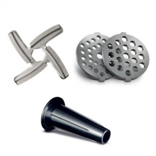 TEFAL , Meat mincer , NE105838 , Black , 1400 W , Number of speeds 1 , Throughput (kg/min) 1.7 , The set includes 3 stainless steel sieves for medium or coarse grinding.