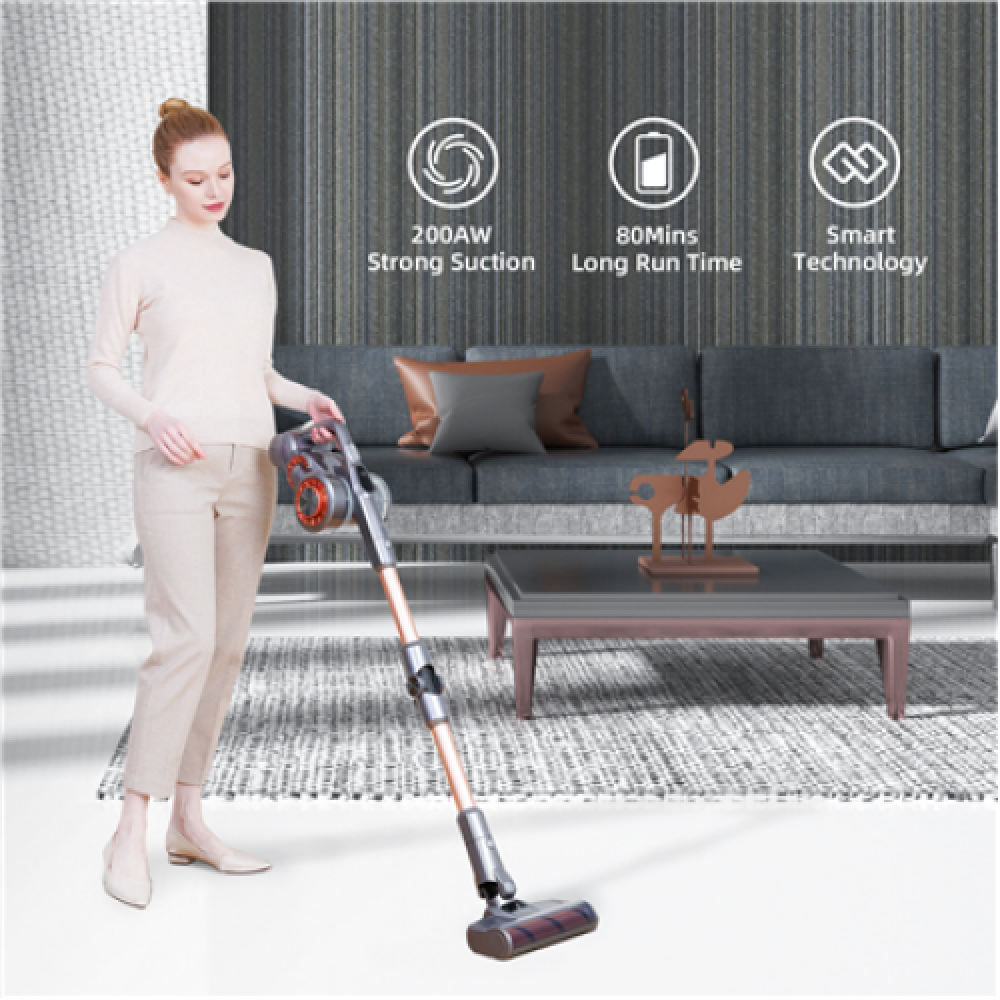 Jimmy , Vacuum Cleaner , H9 Pro , Cordless operating , 600 W , 28.8 V , Operating time (max) 80 min , Silver/Cooper , Warranty 24 month(s)
