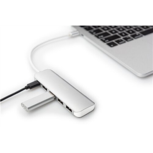 Digitus , Charging , USB Type-C 4 port hub (USB 3.0) + PD