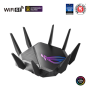 Wi-Fi 6 Tri-Band Gigabit Gaming Router , ROG GT-AXE11000 Rapture , 802.11ax , 1148+4804+4804 Mbit/s , 10/100/1000/2500 Mbit/s , Ethernet LAN (RJ-45) ports 5 , Mesh Support Yes , MU-MiMO Yes , No mobile broadband , Antenna type External , 2xUSB 3.2 , month