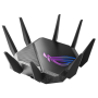 Wi-Fi 6 Tri-Band Gigabit Gaming Router , ROG GT-AXE11000 Rapture , 802.11ax , 1148+4804+4804 Mbit/s , 10/100/1000/2500 Mbit/s , Ethernet LAN (RJ-45) ports 5 , Mesh Support Yes , MU-MiMO Yes , No mobile broadband , Antenna type External , 2xUSB 3.2