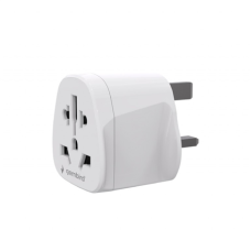 Gembird World to UK power adapter plug, 10 A , A-AC-UKMINTF