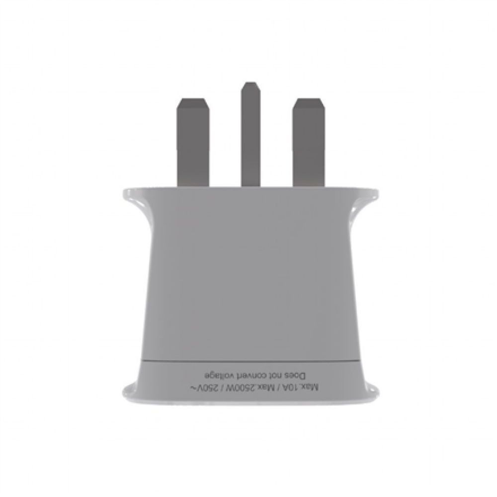 Gembird World to UK power adapter plug, 10 A , A-AC-UKMINTF