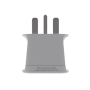 Gembird World to UK power adapter plug, 10 A , A-AC-UKMINTF