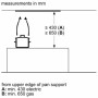 Bosch , Hood , DBB67AM60 Series 6 , Canopy , Energy efficiency class B , Width 59.7 cm , 460 m³/h , Touch control , LED , Black