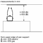 Bosch , Hood , DBB67AM60 Series 6 , Canopy , Energy efficiency class B , Width 59.7 cm , 460 m³/h , Touch control , LED , Black