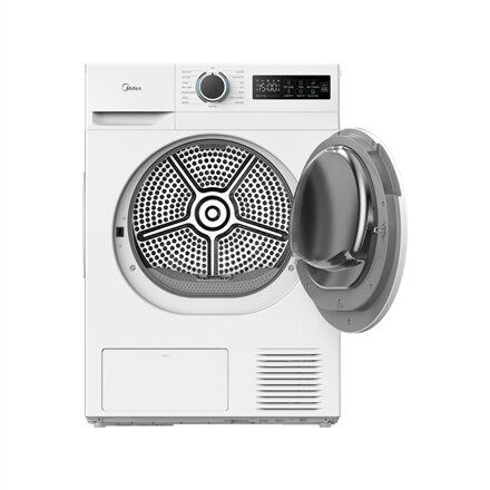 Midea Dryer Machine , MD110H80/W-HR , Energy efficiency class E , Front loading , 8 kg , Heat pump , LED , Depth 60 cm , White