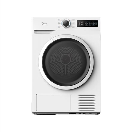 Midea Dryer Machine , MD110H80/W-HR , Energy efficiency class E , Front loading , 8 kg , Heat pump , LED , Depth 60 cm , White