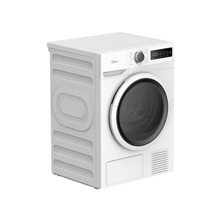 Midea Dryer Machine , MD110H80/W-HR , Energy efficiency class E , Front loading , 8 kg , Heat pump , LED , Depth 60 cm , White