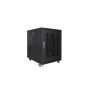 Lanberg , Rack cabinet 19 free-standing 15U/600x800 (flat pack) with mesh door , FF01-6815-23B , Black