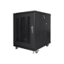 Lanberg , Rack cabinet 19 free-standing 15U/600x800 (flat pack) with mesh door , FF01-6815-23B , Black