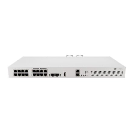 MikroTik , Cloud Router Switch with RouterOS L5, racmount case , CRS418-8P-8G-2S+RM