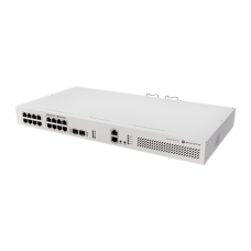 MikroTik , Cloud Router Switch with RouterOS L5, racmount case , CRS418-8P-8G-2S+RM