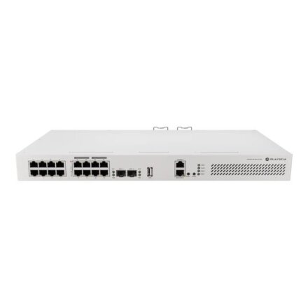 MikroTik , Cloud Router Switch with RouterOS L5, racmount case , CRS418-8P-8G-2S+RM