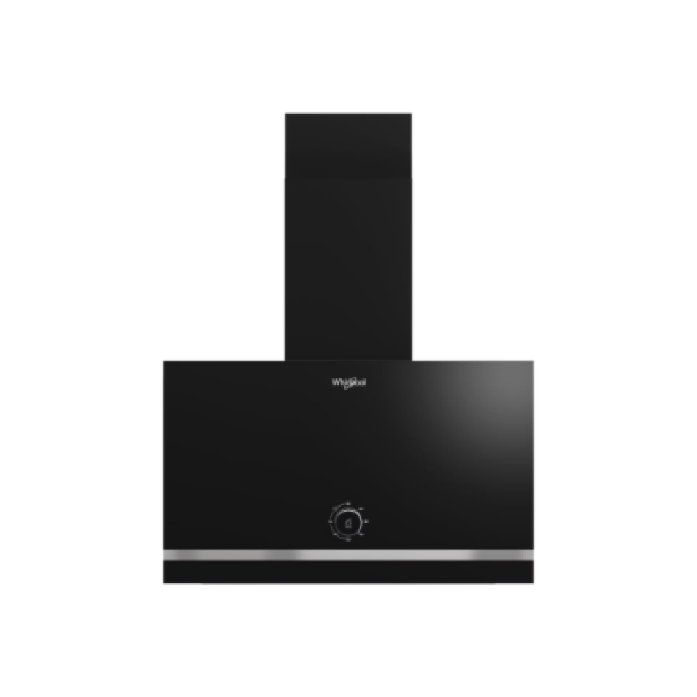 WHVA 62F LM K Whirlpool Hood , WHVA 62F LM K , Wall mounted , Energy efficiency class A , Width 59.8 cm , 485 m³/h , Mechanical , LED , Black