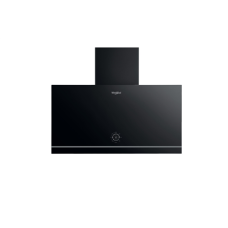 Whirlpool Hood , WHVA 62F LM K , Wall mounted , Energy efficiency class A , Width 59.8 cm , 485 m³/h , Mechanical , LED , Black