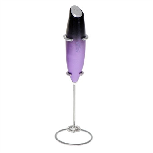 Adler , Milk frother with a stand , AD 4499 , Milk frother , Black/Purple