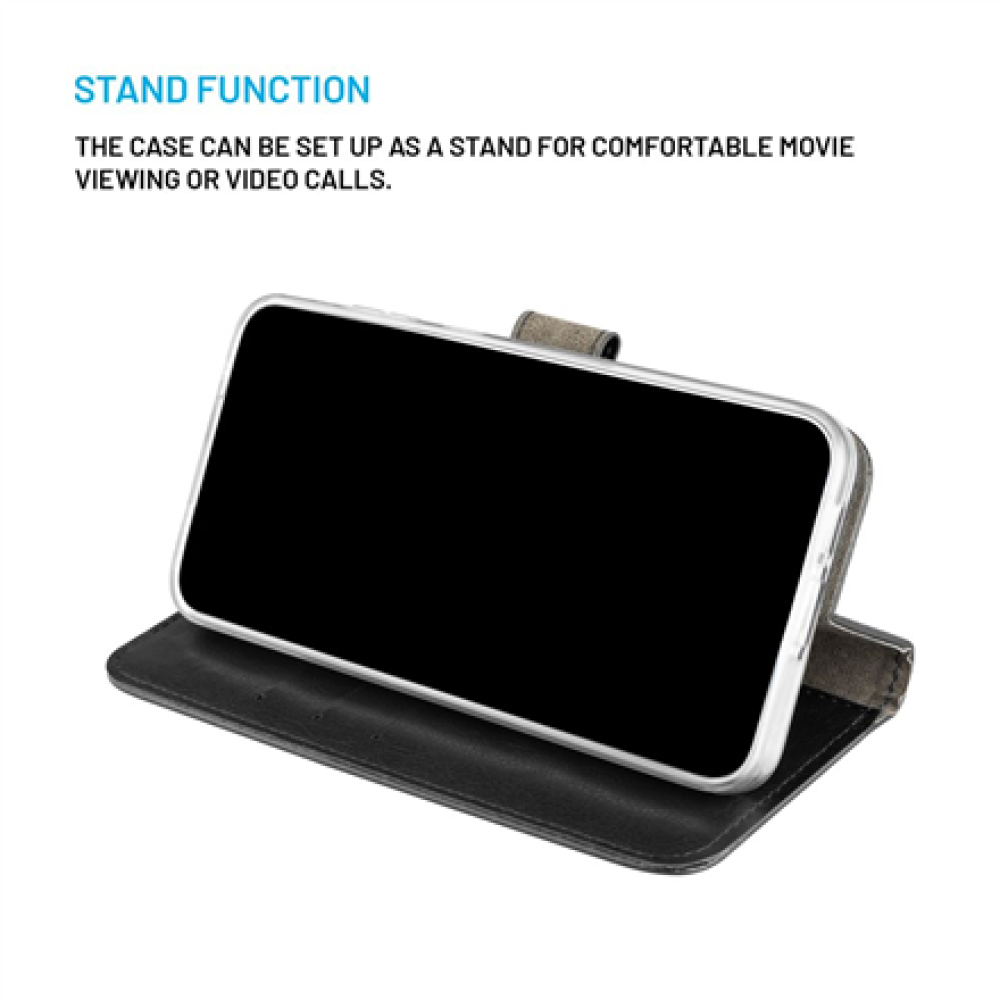 Fixed Opus , Book Case , Xiaomi , Redmi 15 4G/5G , Synthetic leather , Black