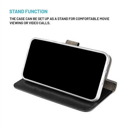 Fixed Opus , Book Case , Xiaomi , Redmi 15 4G/5G , Synthetic leather , Black