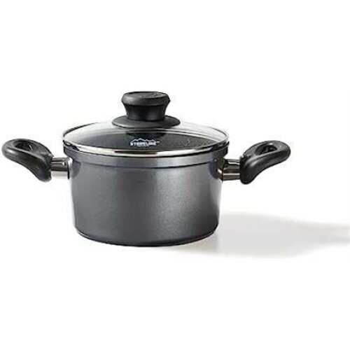 Stoneline , Cooking pot , 7451 , 1.5 L , die-cast aluminium , Grey , Lid included