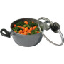 Stoneline , Cooking pot , 7451 , 1.5 L , die-cast aluminium , Grey , Lid included