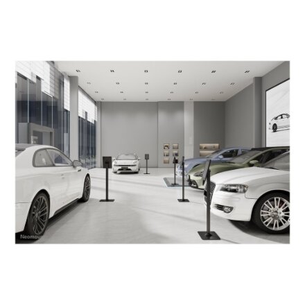 Neomounts Floor stand , Tilt, Rotate , FL15-627BL1 , Maximum weight (capacity) 3 kg , Black