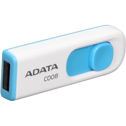 ADATA , C008 , 64 GB , USB Type-A , White/Blue