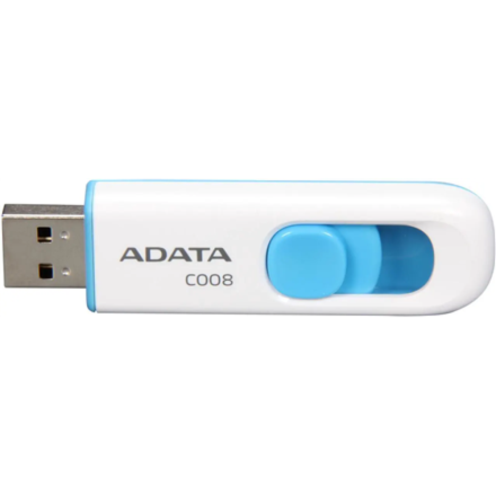 ADATA , C008 , 64 GB , USB Type-A , White/Blue